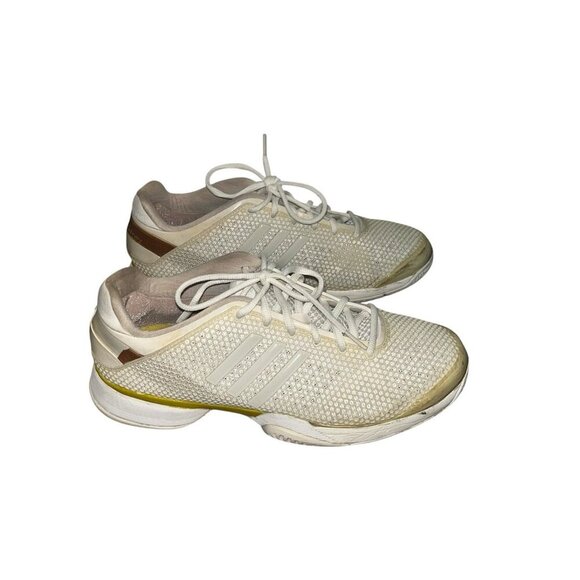 Adidas x Stella McCartney Barricade Court Ivory Women's Low Top Sneakers 10.5 - Picture 1 of 9